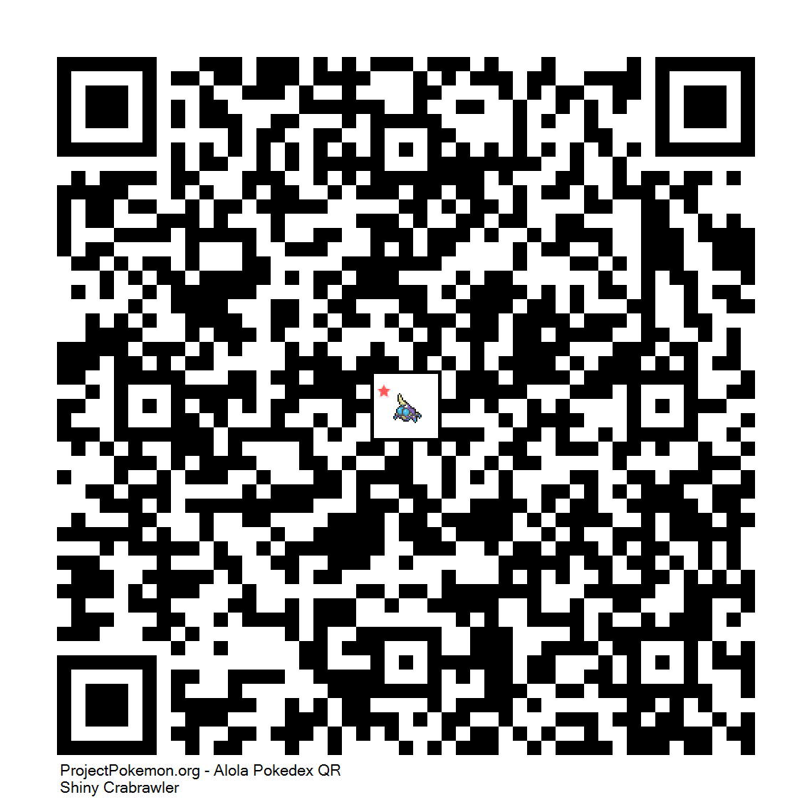 Cdigo QR de Crabrawler variocolor